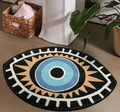 Good Energy Rug with Greek Eye Design (One Piece)
