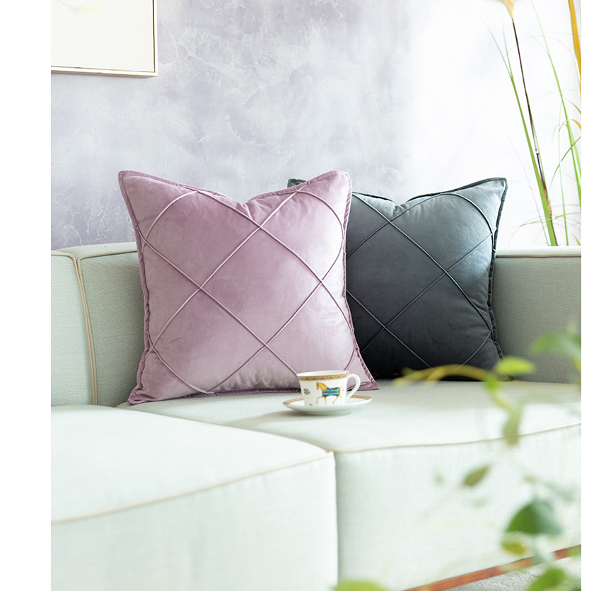 Block Party Velvet Pillow Cover