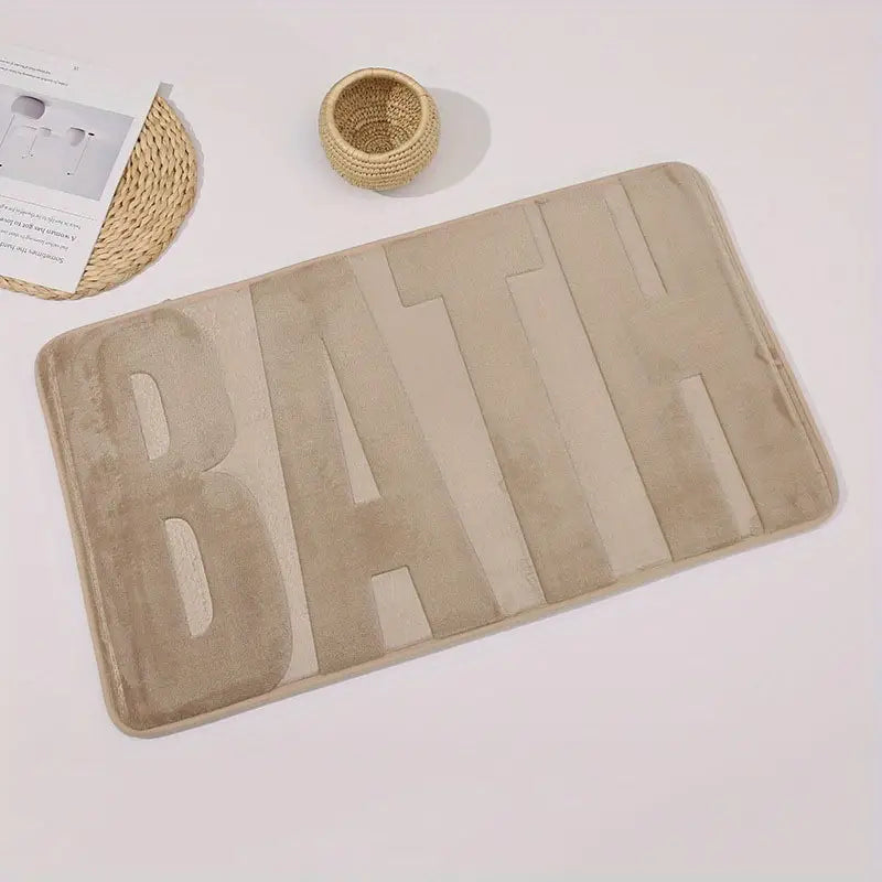 Memory Foam Washable Bath Rug - Soft & Non-Slip