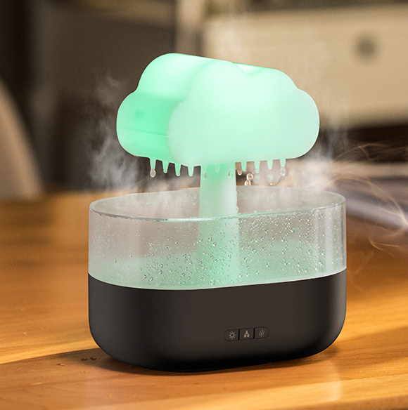 Rain Room cloud humidifier detail