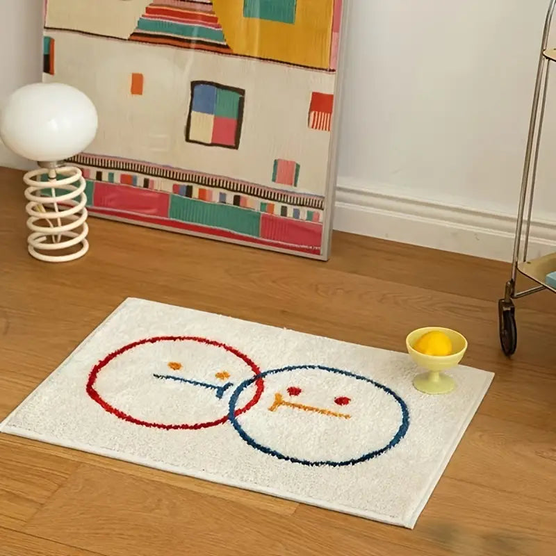 Double-Sided Cartoon Area Rug for Living Room (Two Sizes)