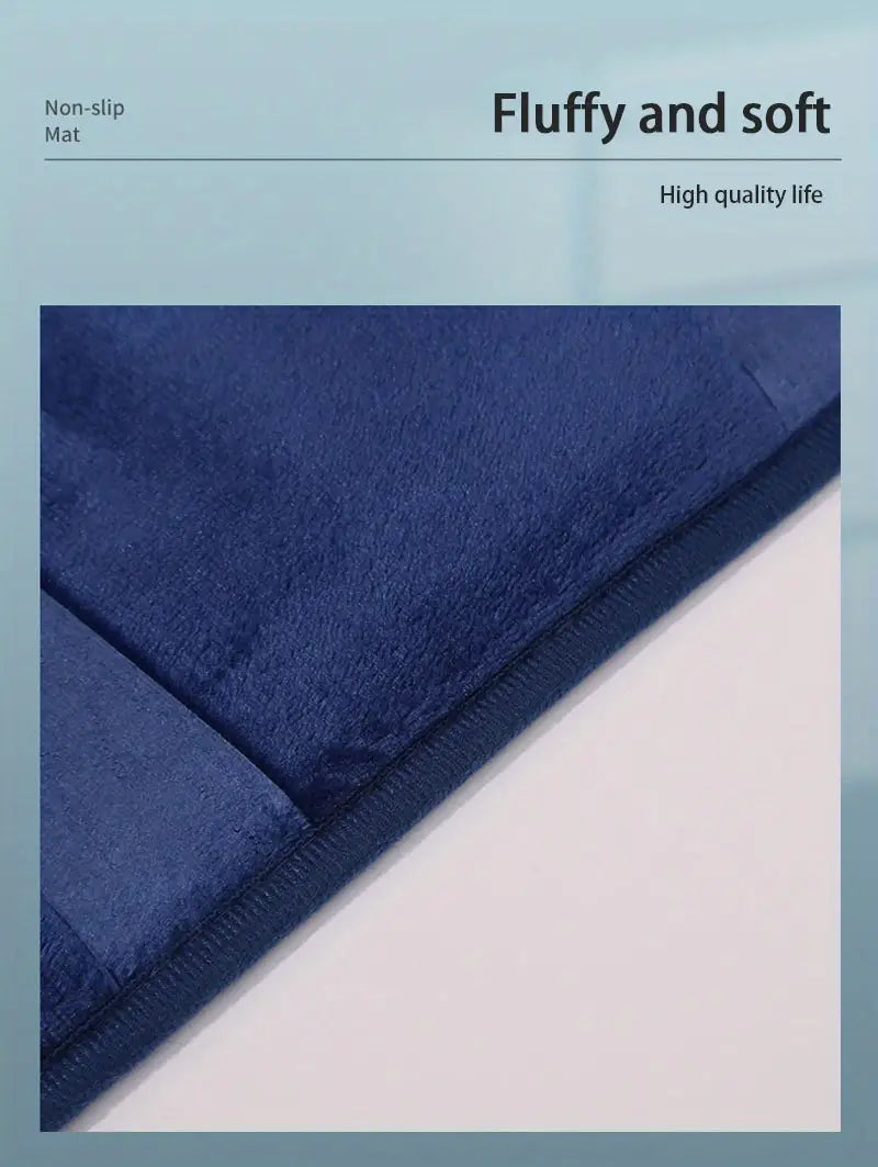 Memory Foam Washable Bath Rug - Soft & Non-Slip