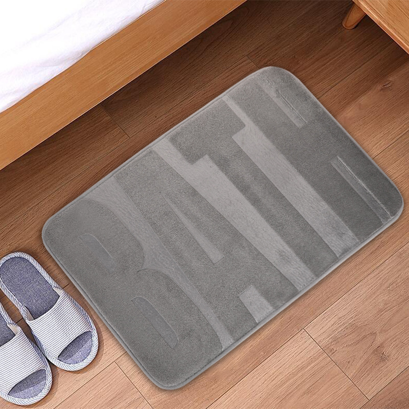 Memory Foam Washable Bath Rug - Soft & Non-Slip