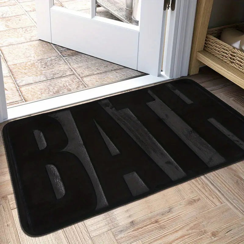 Memory Foam Washable Bath Rug - Soft & Non-Slip