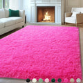 Mugorn 8x10 Rugs for Living Room Large Fluffy Area Rugs for Bedroom Soft Carpet Shag Kids Room Rug Non-Slip Fuzzy Rugs Indoor (Hot Pink 8ft x 10ft)