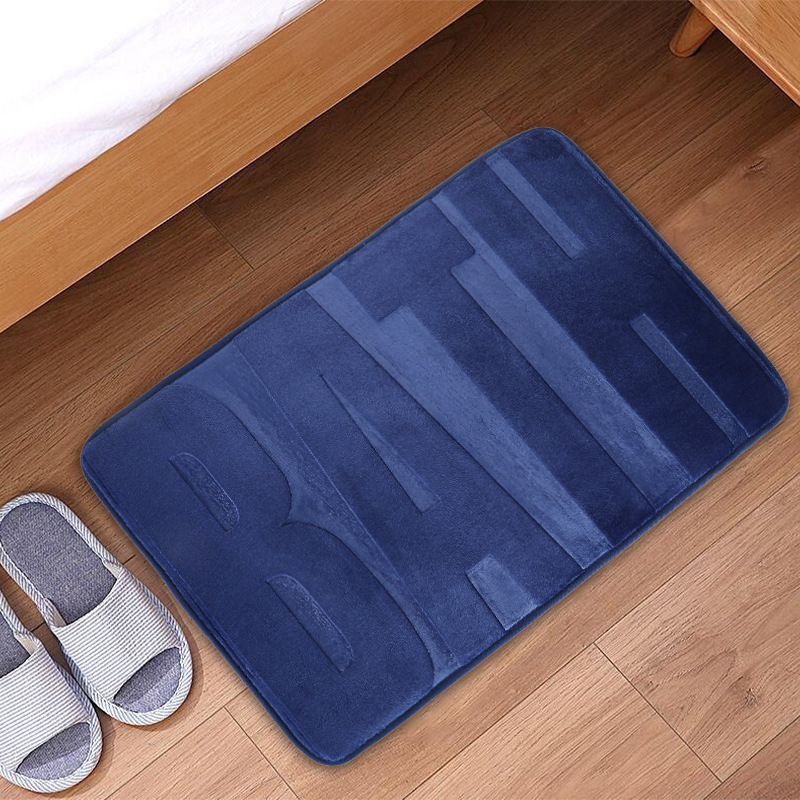 Memory Foam Washable Bath Rug - Soft & Non-Slip