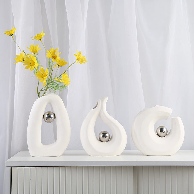 Tilt — Oblique Mouth Ceramic Vase